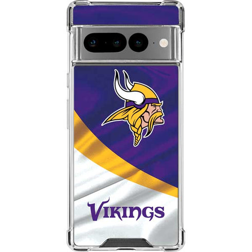 NFL Minnesota Vikings Google Pixel 7 Pro Clear Case